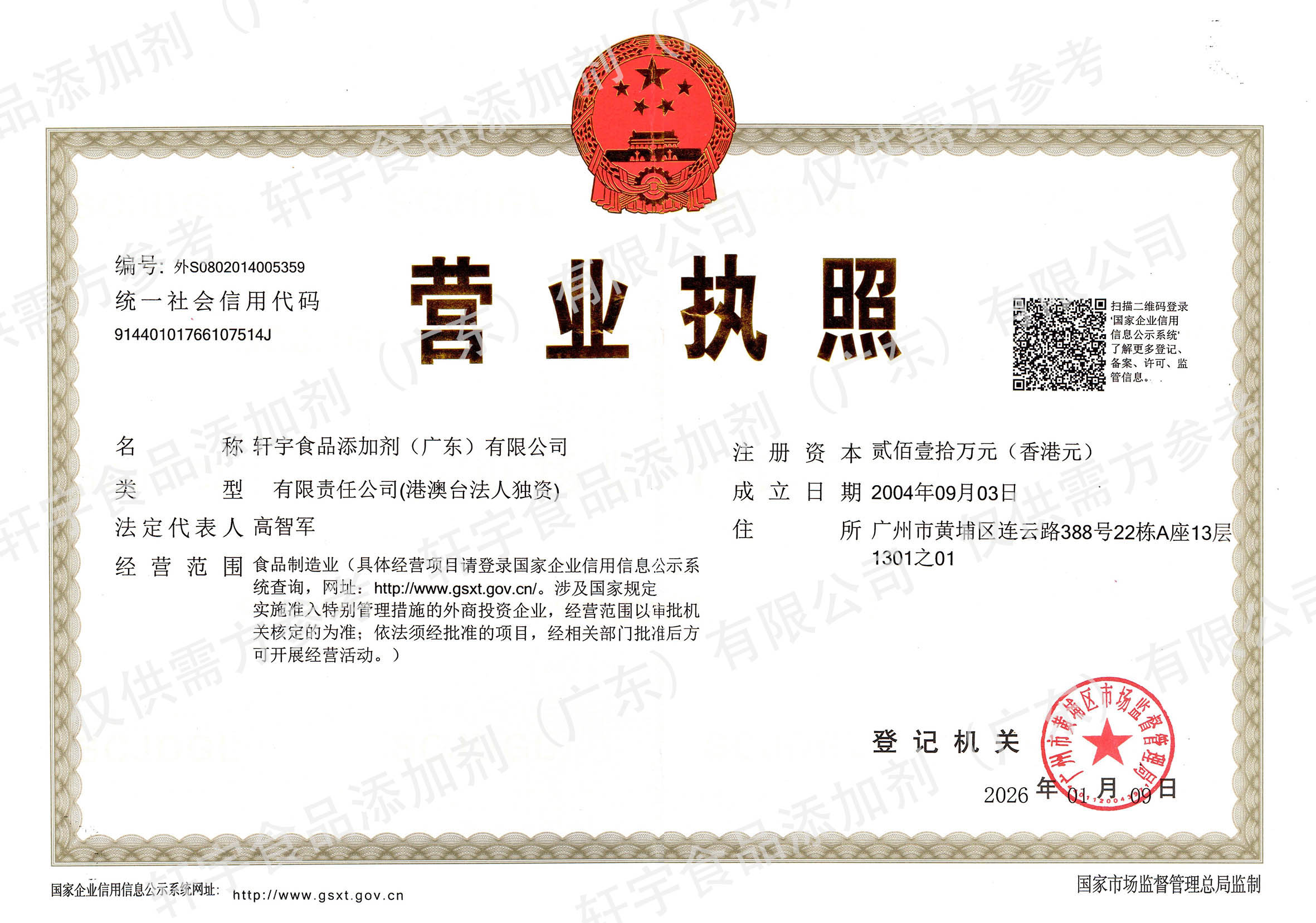 Business license